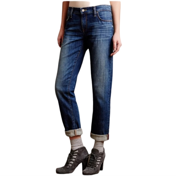 Pilcro Hyphen Relaxed Button Front Wardrobe Staple 5 pocket Jean Size 32. - Picture 5 of 11